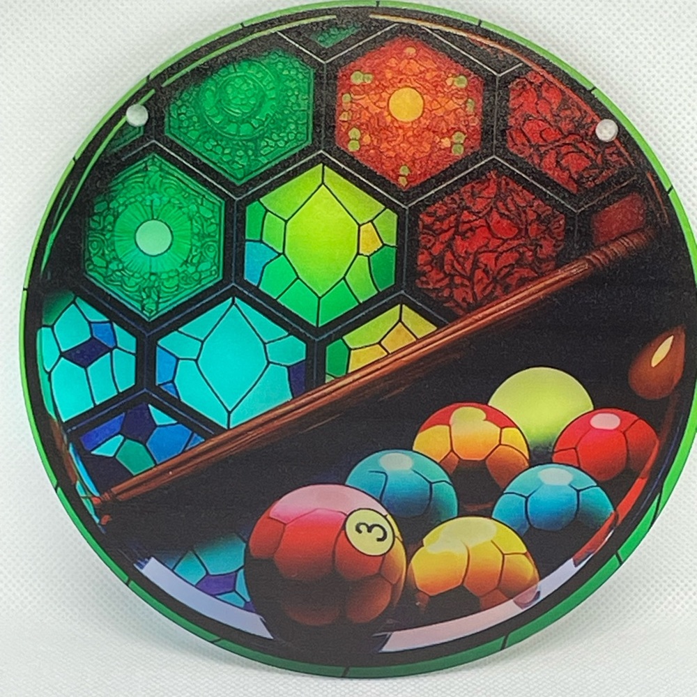 Acrylic Suncatcher Billiards Home Bar Decoration Gift Pool Cue 🎱